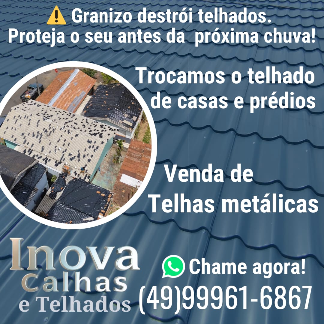 Estrutura metálica — Inova Calhas